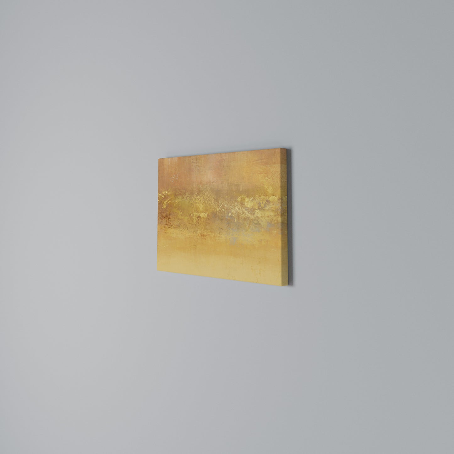 ORANGE IMPRESSION Horizontal Canvas Print