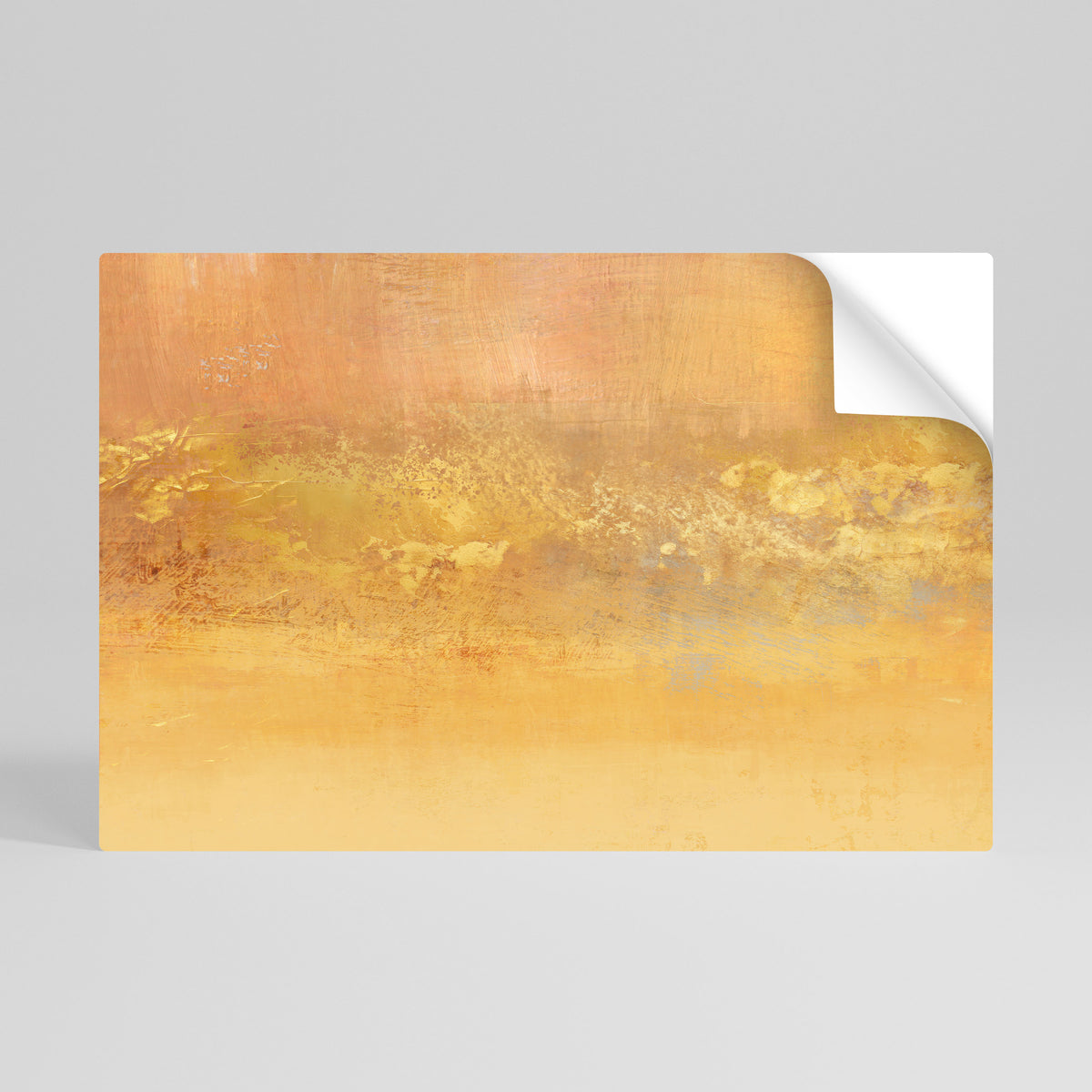 ORANGE IMPRESSION Selbstklebendes Horizontal-Poster
