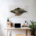 FALLING LIGHTNESS Selbstklebendes Horizontal-Poster