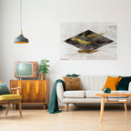 FALLING LIGHTNESS Selbstklebendes Horizontal-Poster