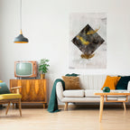 FALLING LIGHTNESS Selbstklebendes Poster - Hochformat