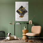 FALLING LIGHTNESS Selbstklebendes Poster - Hochformat