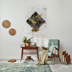 FALLING LIGHTNESS Selbstklebendes Poster - Hochformat