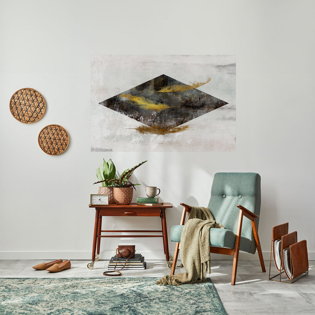 FALLING LIGHTNESS Horizontales Poster zum Abziehen und Aufkleben