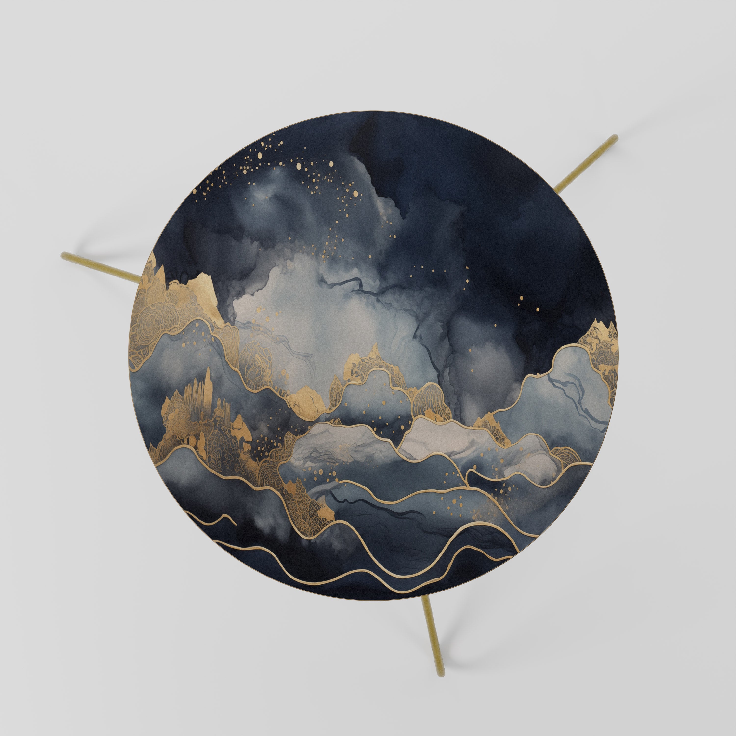 GOLDEN PEAK OF BLUE Couchtisch 60