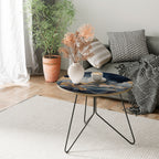 GOLDEN PEAK OF BLUE Couchtisch Ø 69 cm