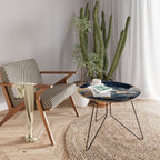 GOLDEN PEAK OF BLUE Couchtisch Ø 69 cm