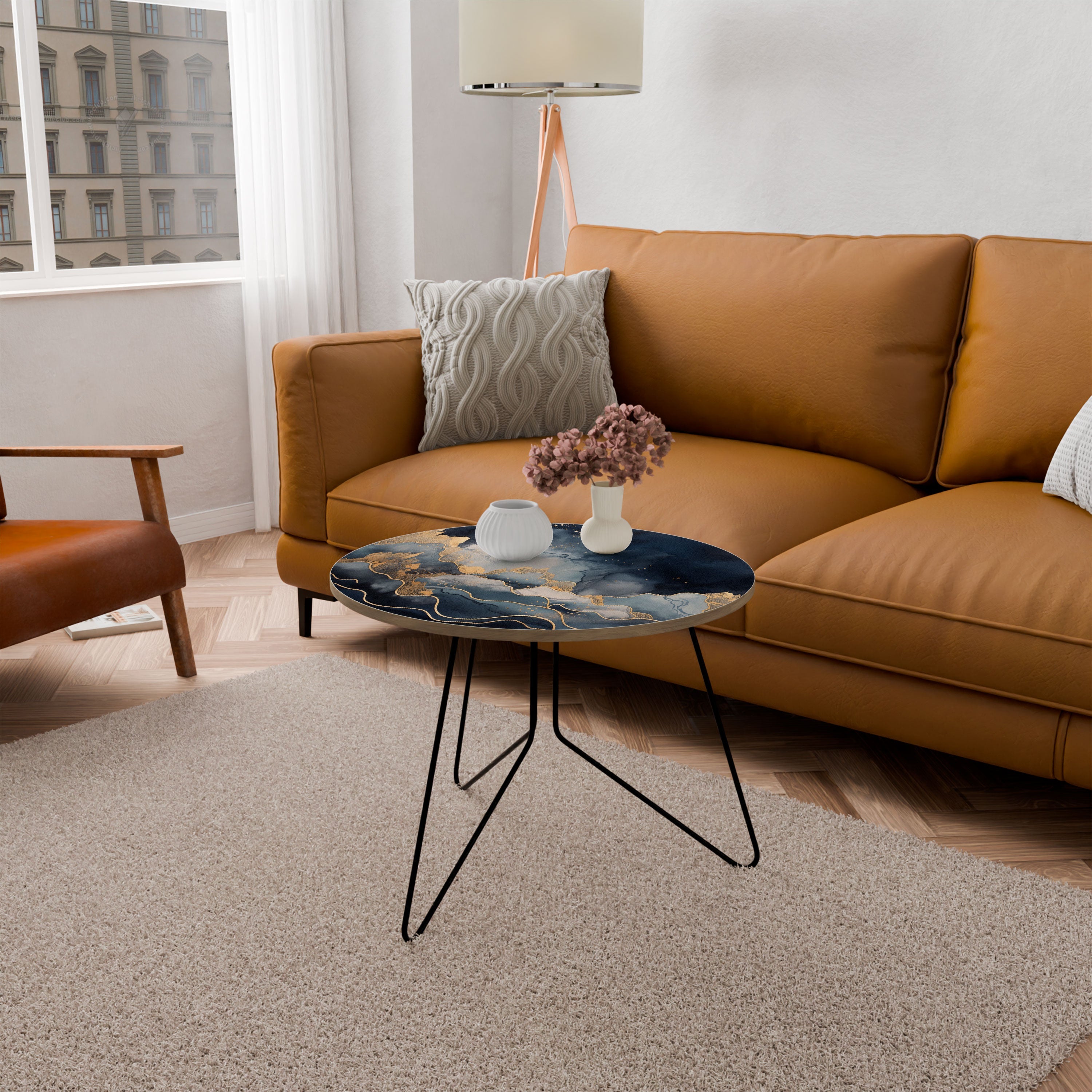 GOLDEN PEAK OF BLUE Couchtisch 69