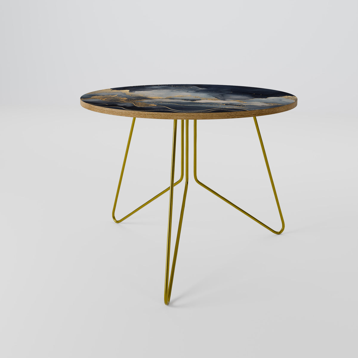 GOLDEN PEAK OF BLUE Couchtisch