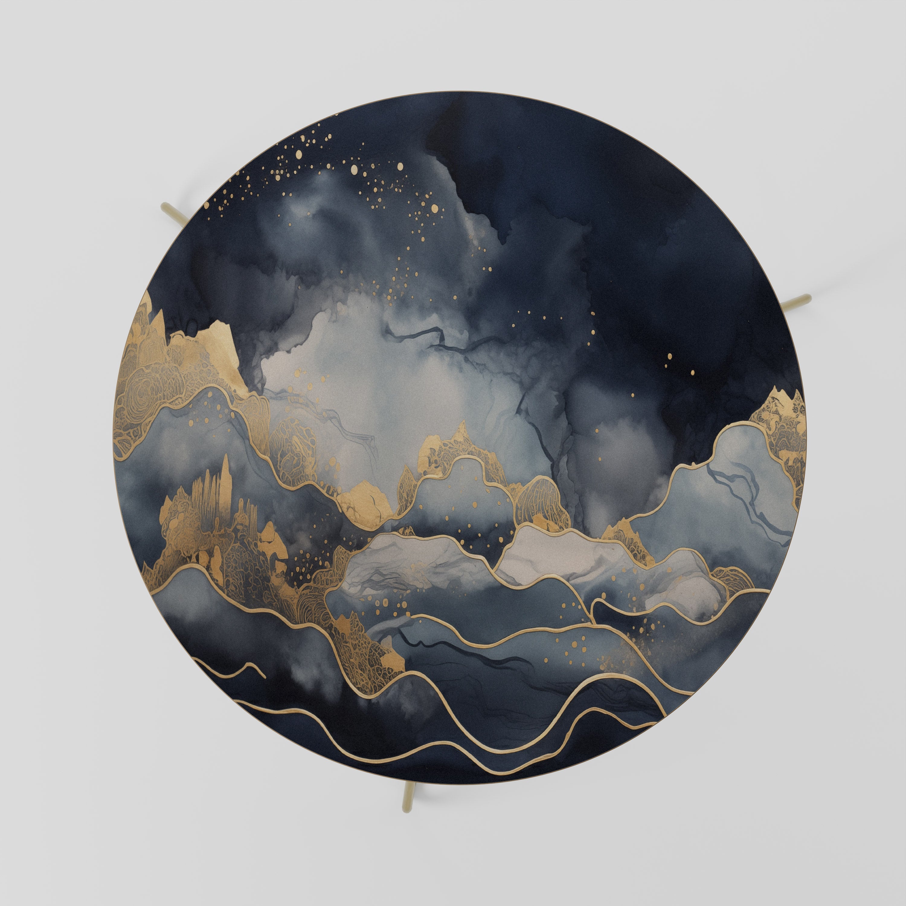 GOLDEN PEAK OF BLUE Couchtisch 69