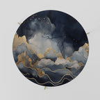 GOLDEN PEAK OF BLUE Couchtisch Ø 69 cm