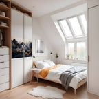 GOLDEN ALPINE BLISS Peel and Stick Horizontal Poster