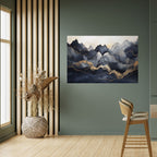 GOLDEN ALPINE BLISS Peel and Stick Horizontal Poster