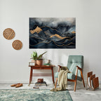 GOLDEN SUMMIT SERENITY Peel and Stick Horizontal Poster