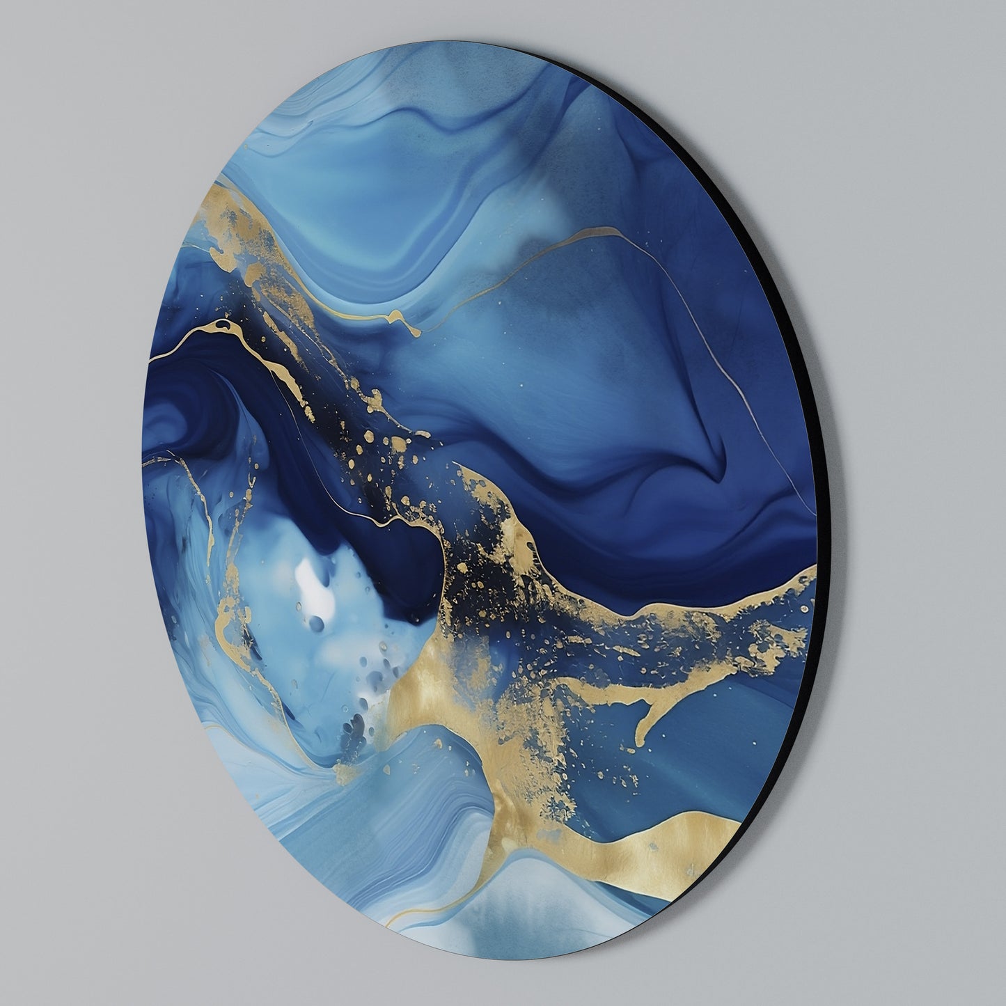 AZURE DREAMSCAPE Rundes Wandbild