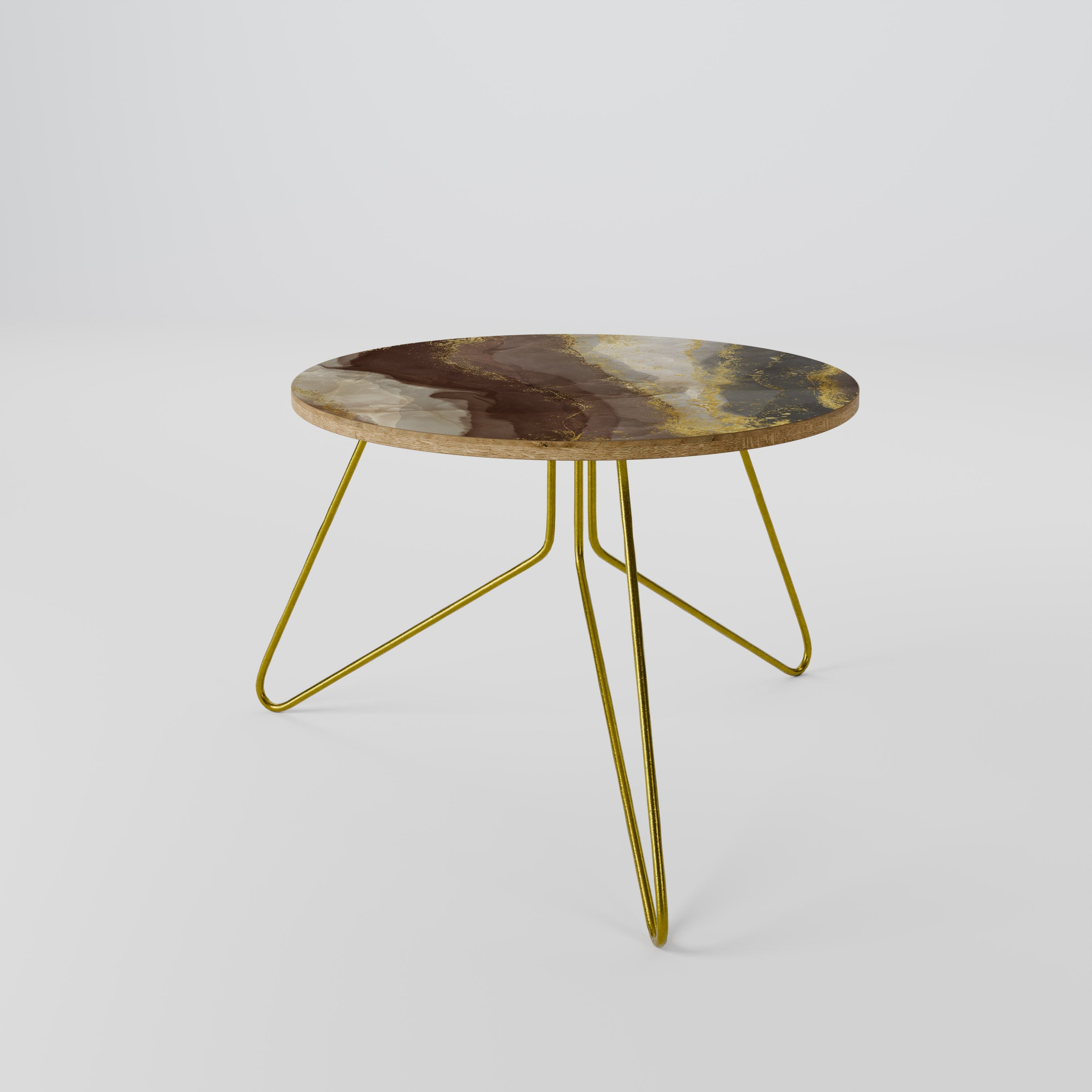 Marmorierter Couchtisch 60 ELEGANCE