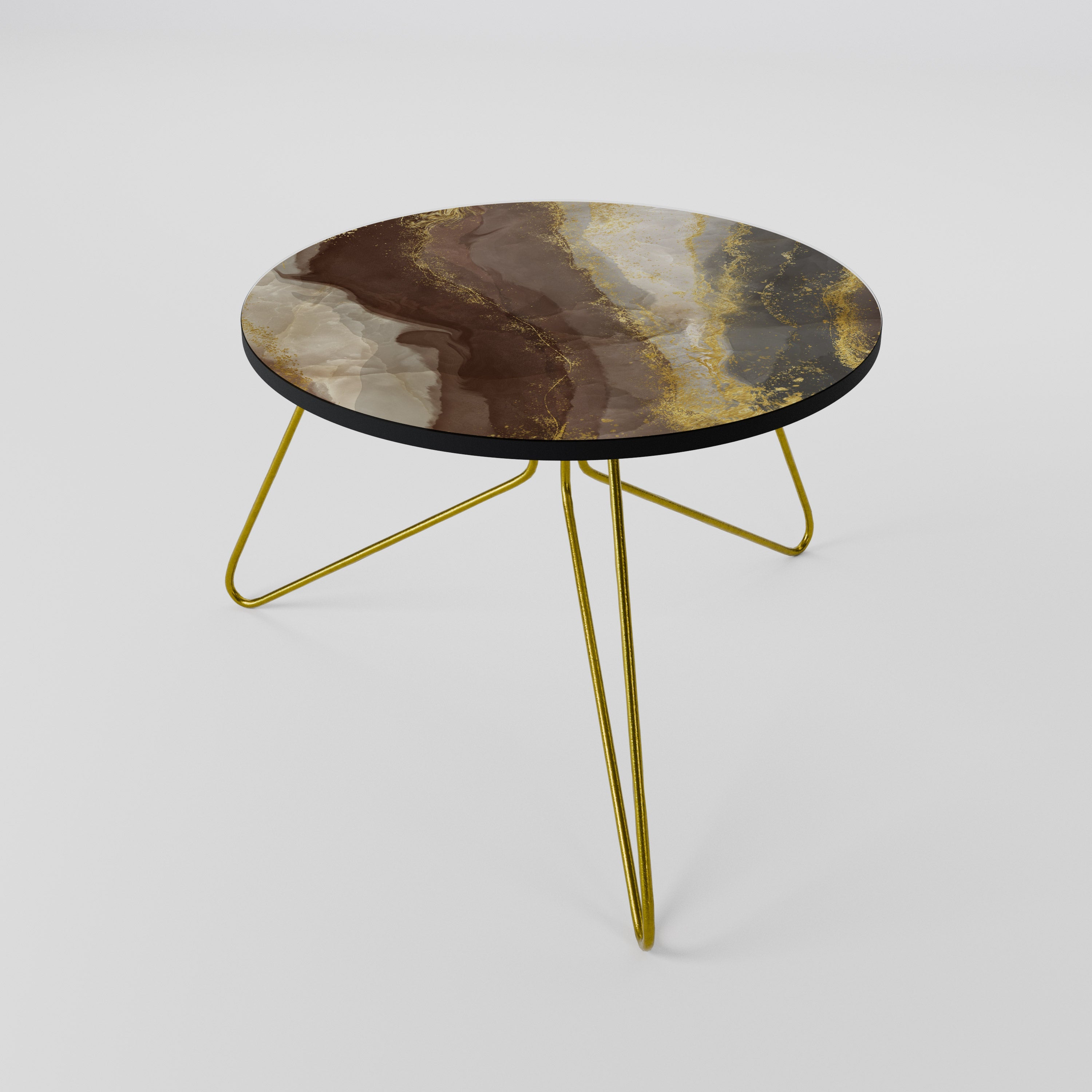 Marmorierter Couchtisch 60 ELEGANCE