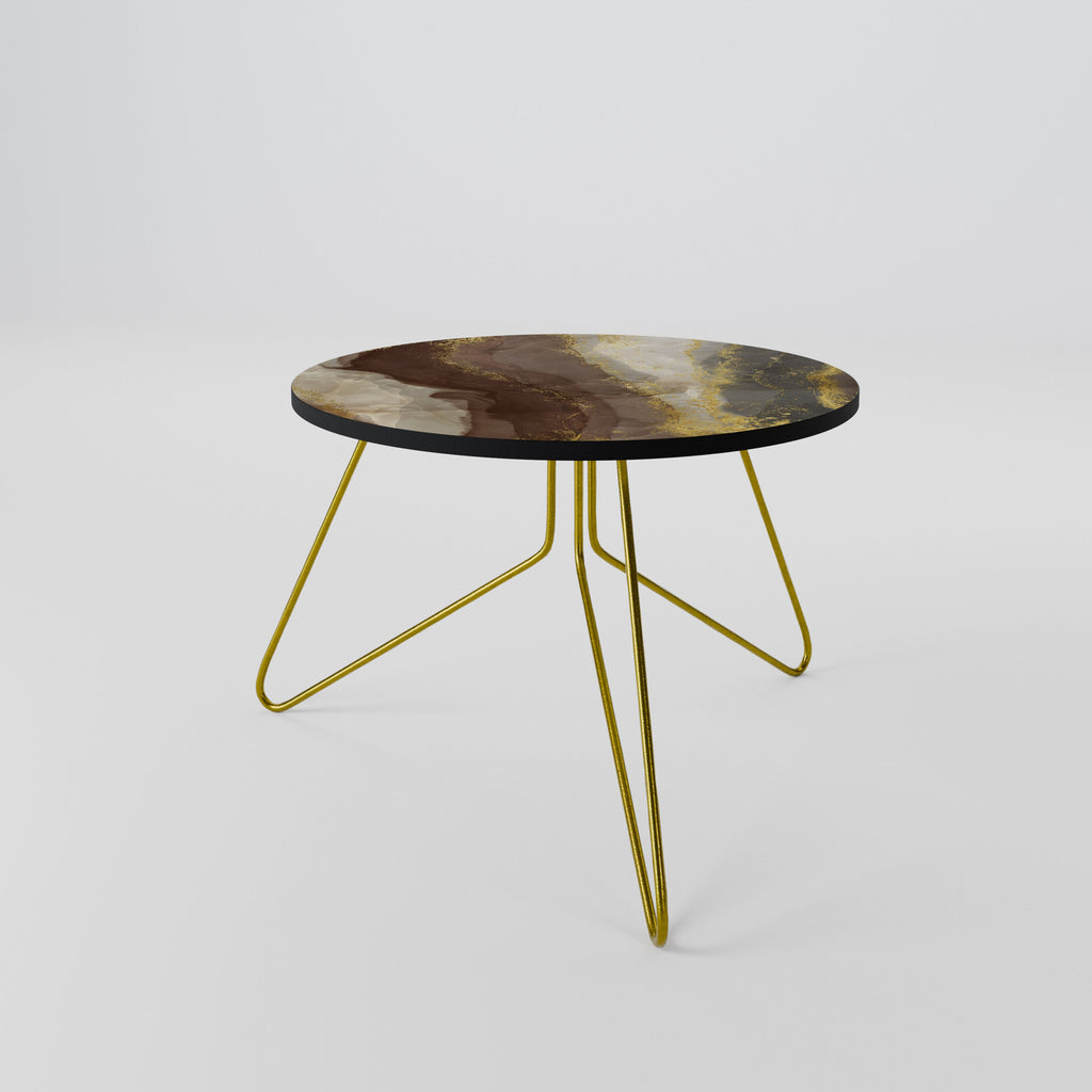 Marmorierter Couchtisch 60 ELEGANCE