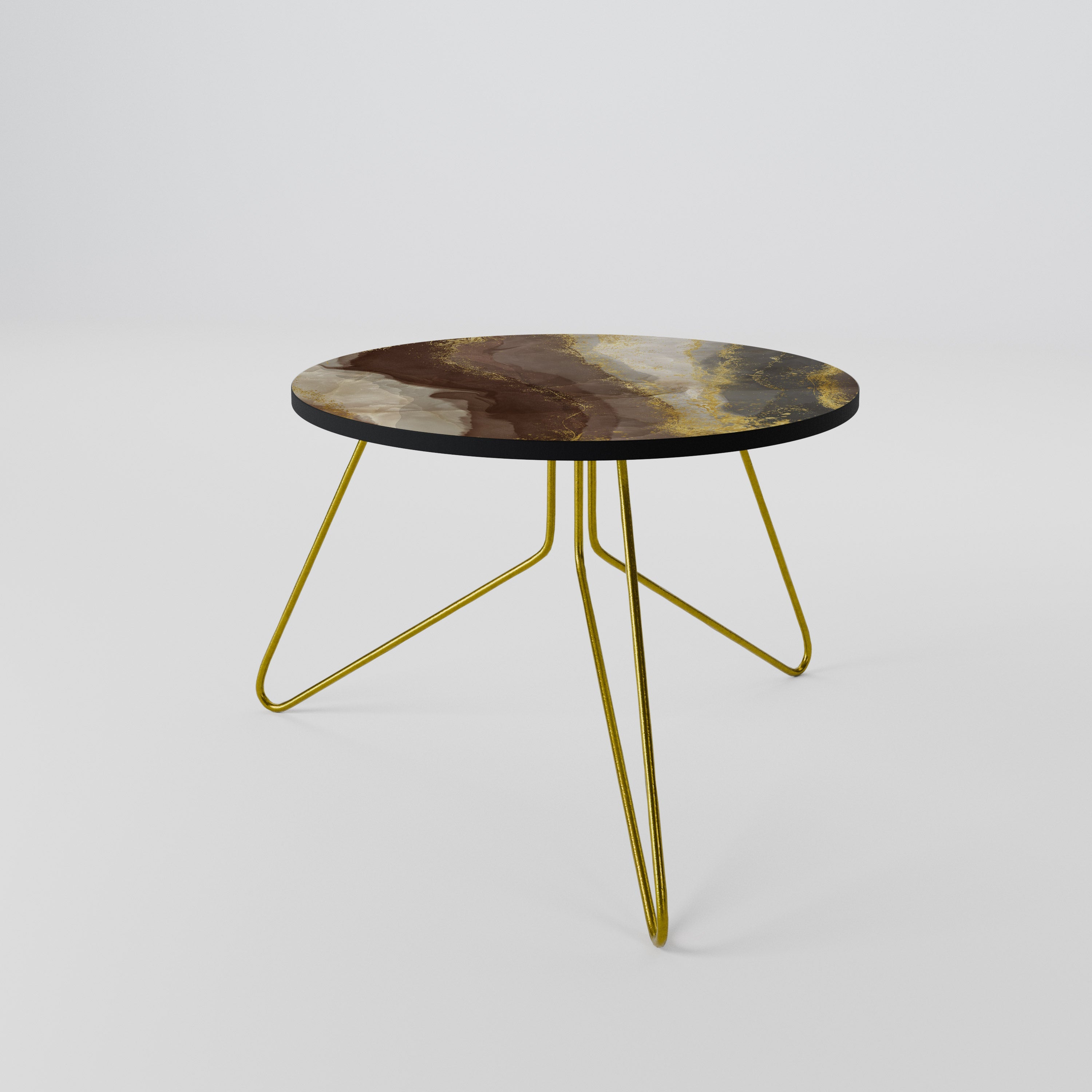 Marmorierter Couchtisch 60 ELEGANCE