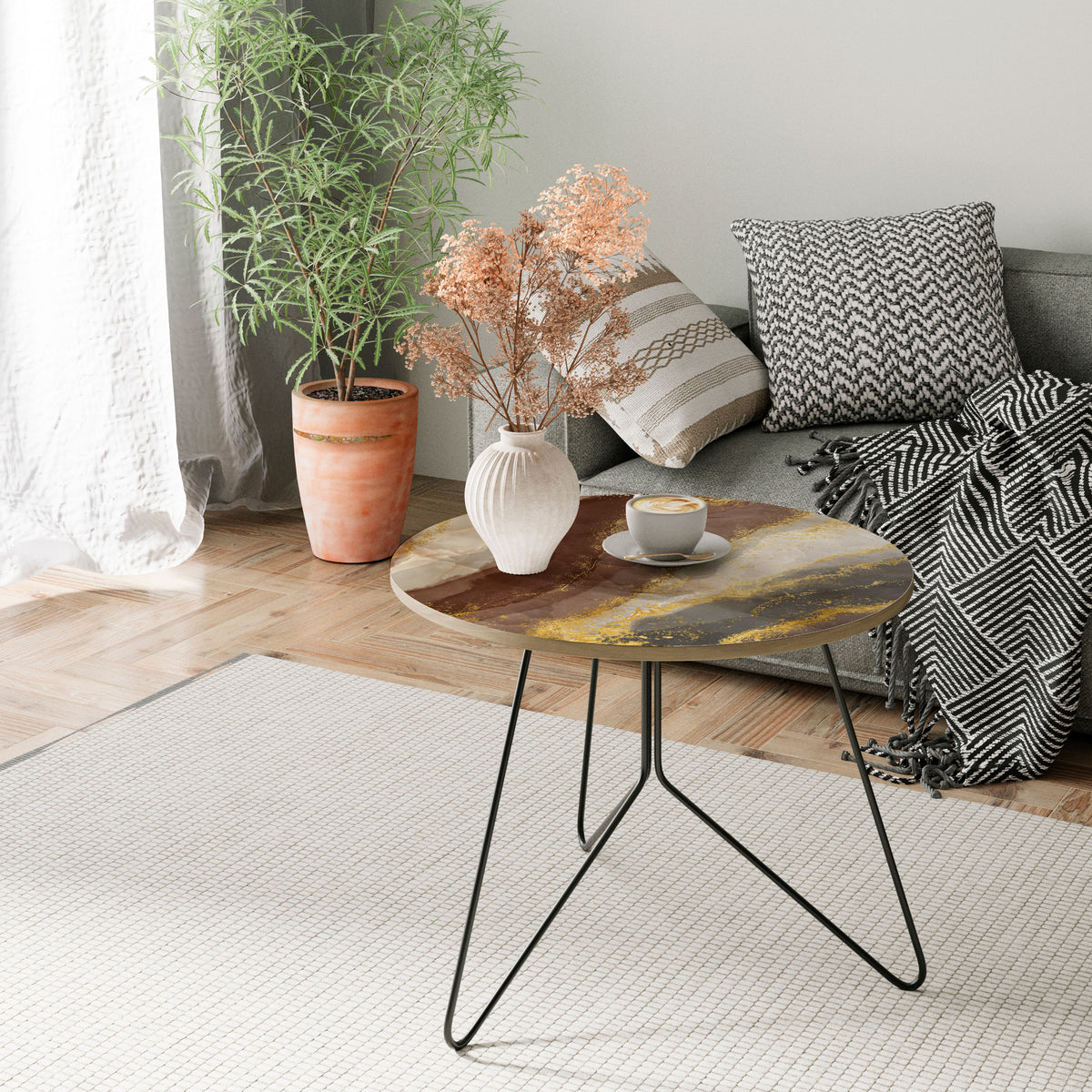 MARBLED ELEGANCE Couchtisch