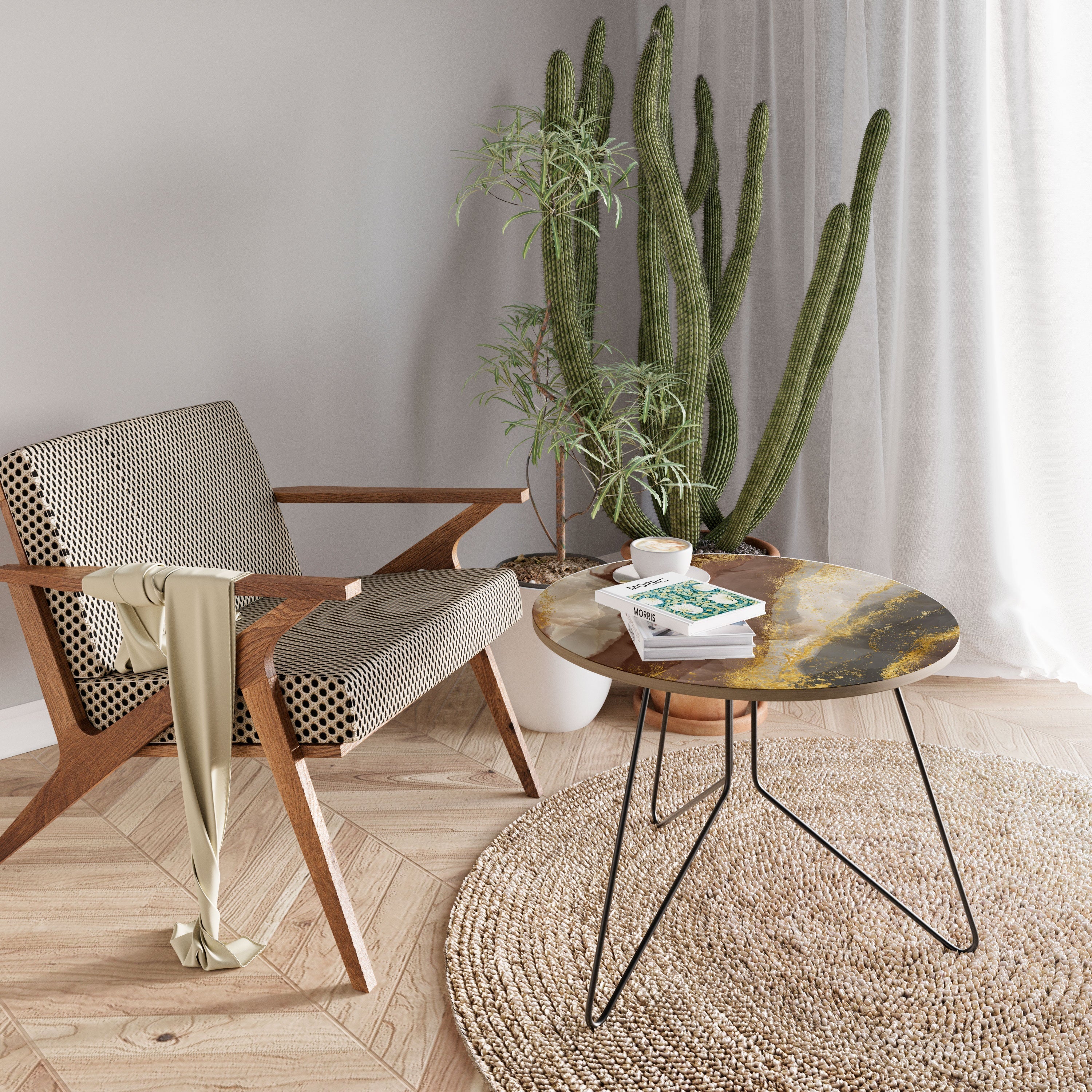 MARMORIERTER ELEGANZ Couchtisch 69