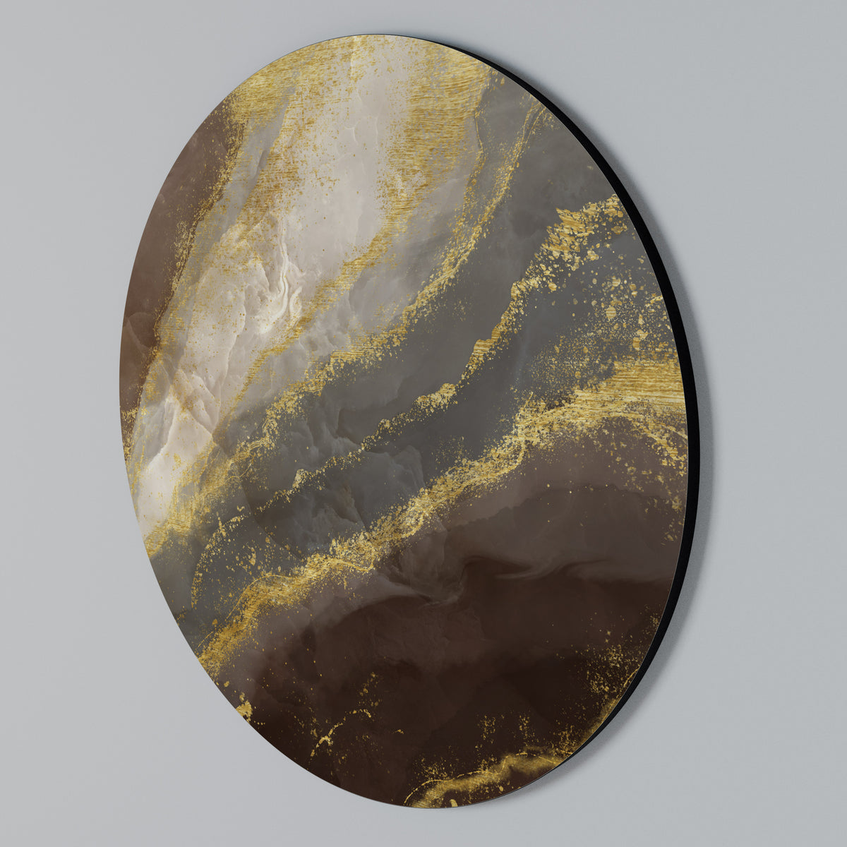 MARBLE MIRAGE Rundes Wandbild