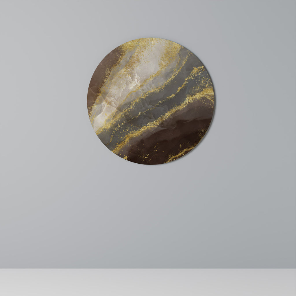 MARBLE MIRAGE Runde Wandkunst