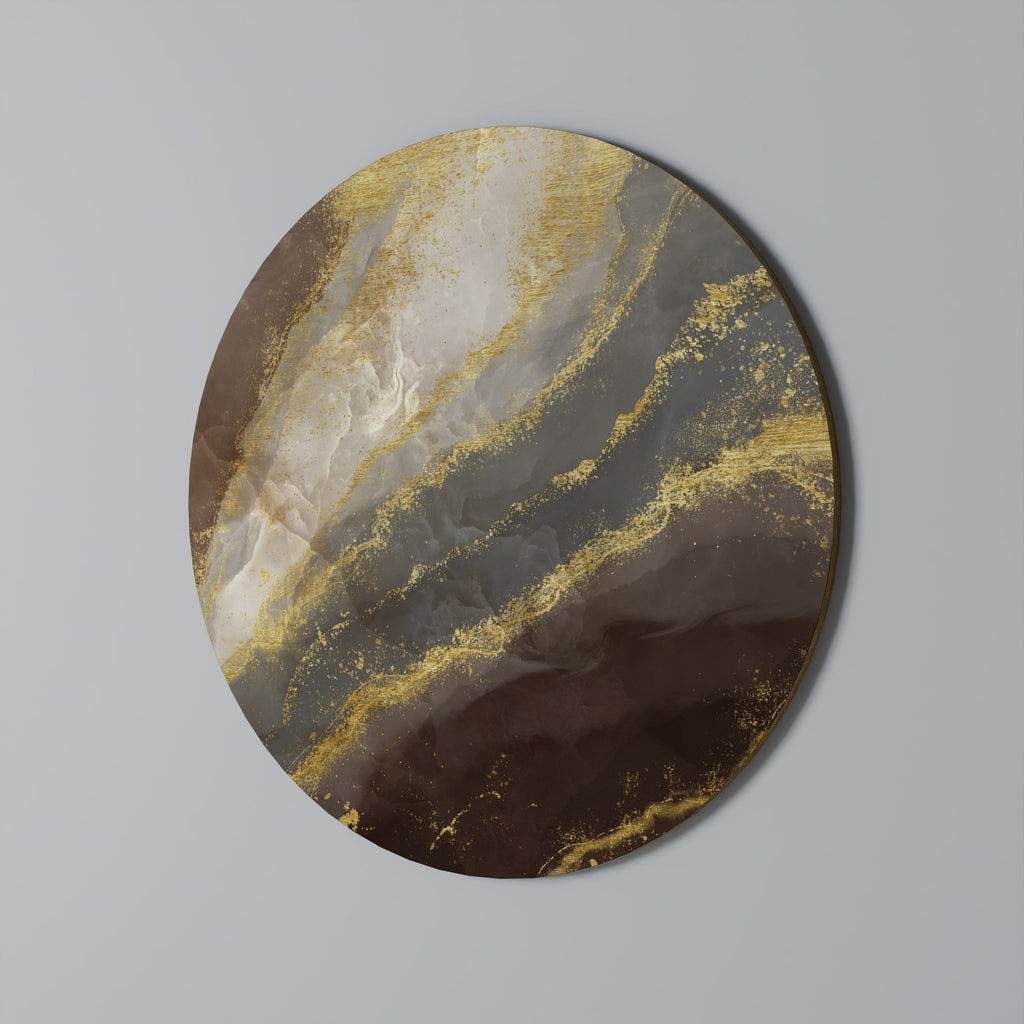 MARBLE MIRAGE Runde Wandkunst