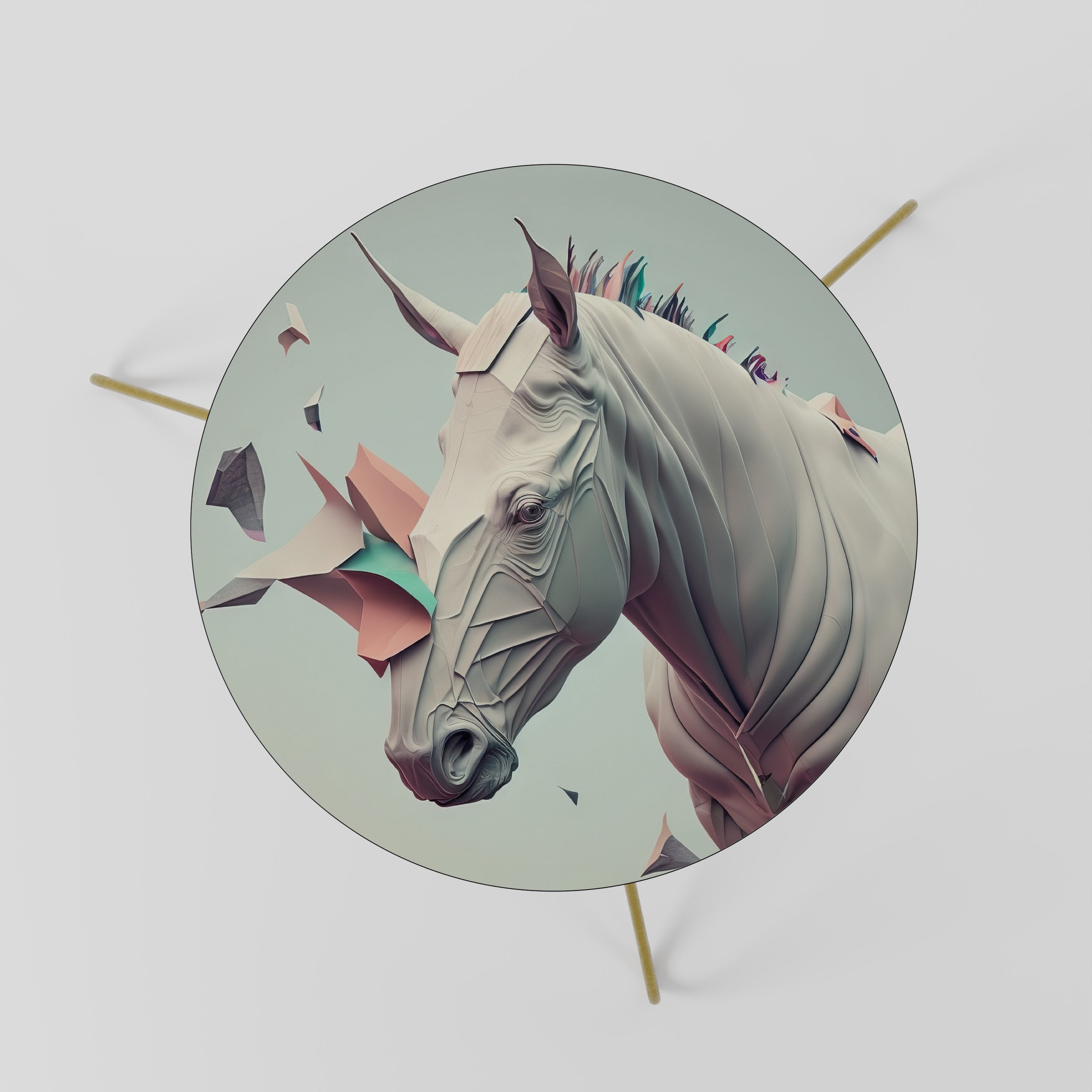 FUTURISTIC HORSE Couchtisch 60