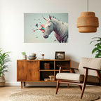 FUTURISTIC HORSE Selbstklebendes Horizontal-Poster