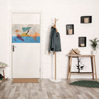 JUMP AROUND THE SHAPES Peel and Stick Horizontal Poster