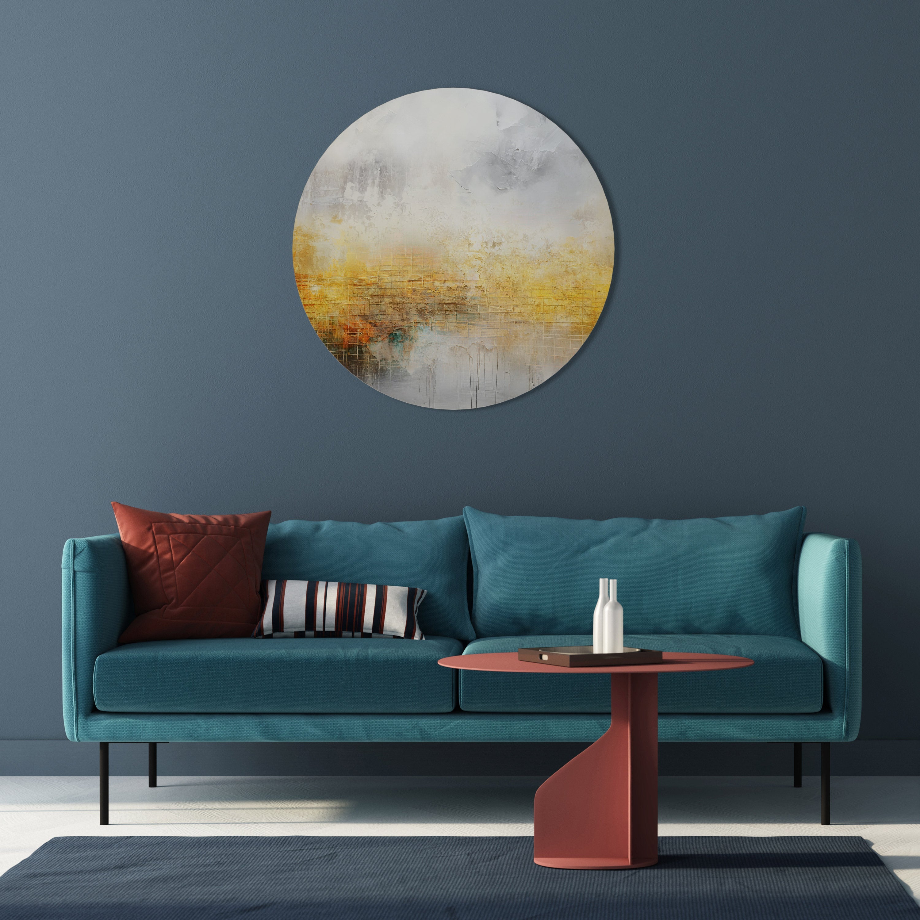 IMPRESSIONAL DAWN Runde Wandkunst
