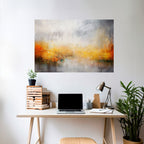 IMPRESSIONAL DAWN Selbstklebendes Horizontal-Poster