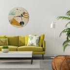 SHAPES OF BALLERINA Runde Wanddekoration Ø 69 cm