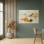 SHAPES OF BALLERINA Peel and Stick Horizontal Poster