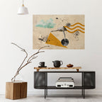 SHAPES OF BALLERINA Peel and Stick Horizontal Poster