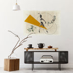 TRIANGLE MOVEMENT Selbstklebendes Horizontal-Poster