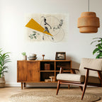 TRIANGLE MOVEMENT Selbstklebendes Horizontal-Poster