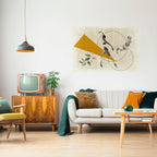 TRIANGLE MOVEMENT Selbstklebendes Horizontal-Poster