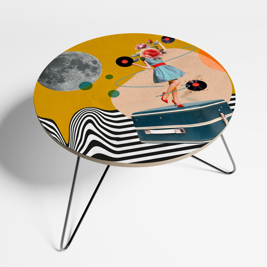 VINYL RETROSPECTION Couchtisch 60