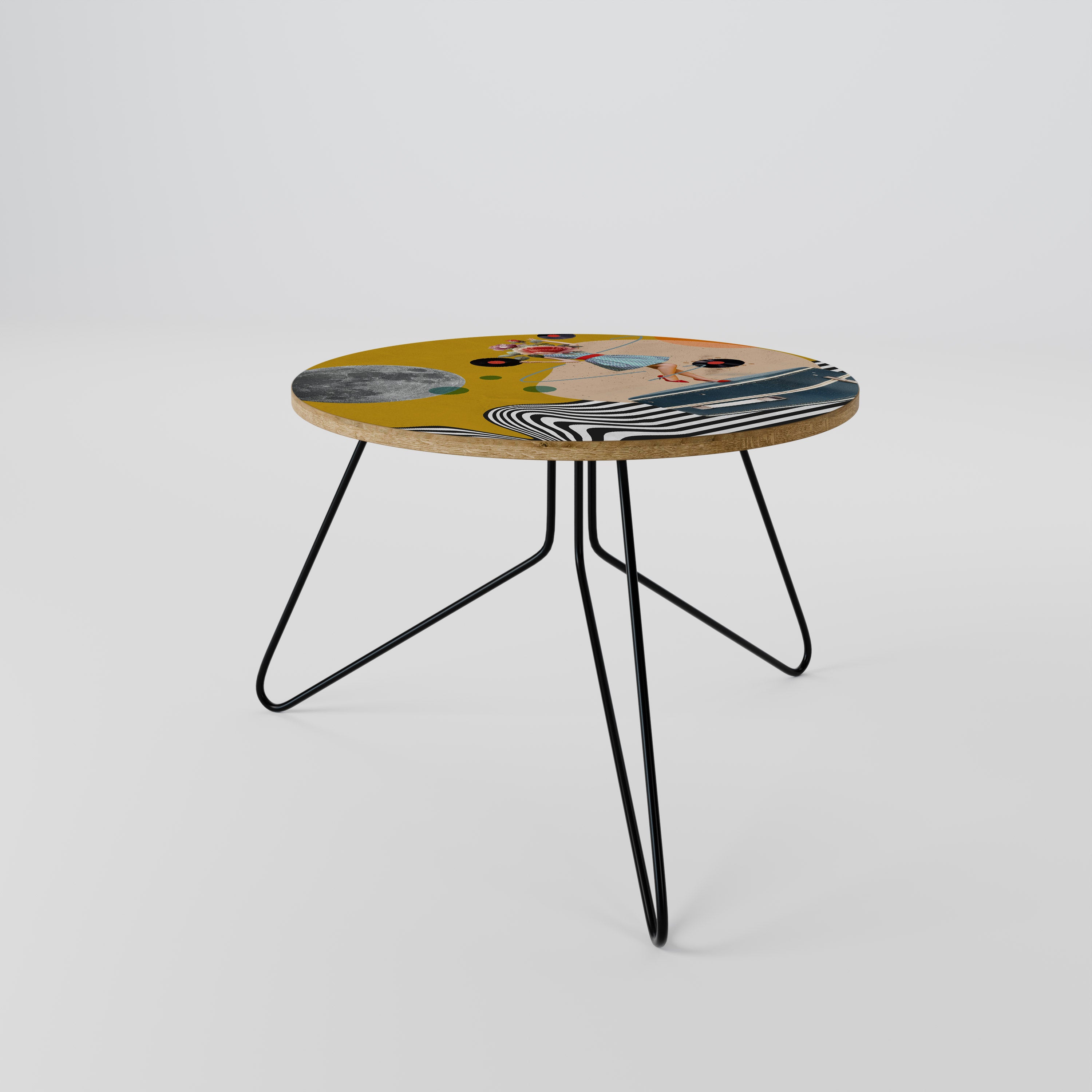 VINYL RETROSPECTION Couchtisch