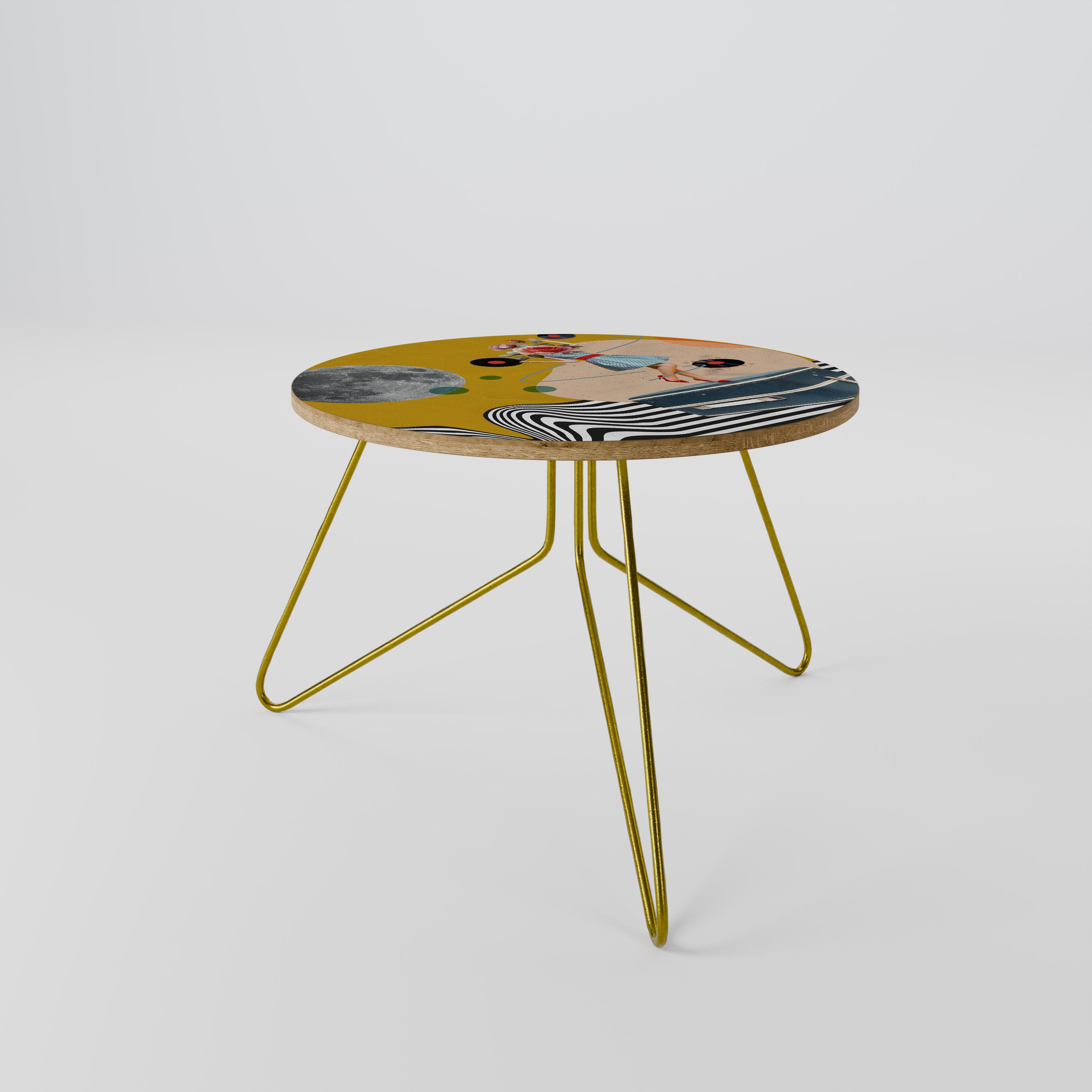 VINYL RETROSPECTION Couchtisch