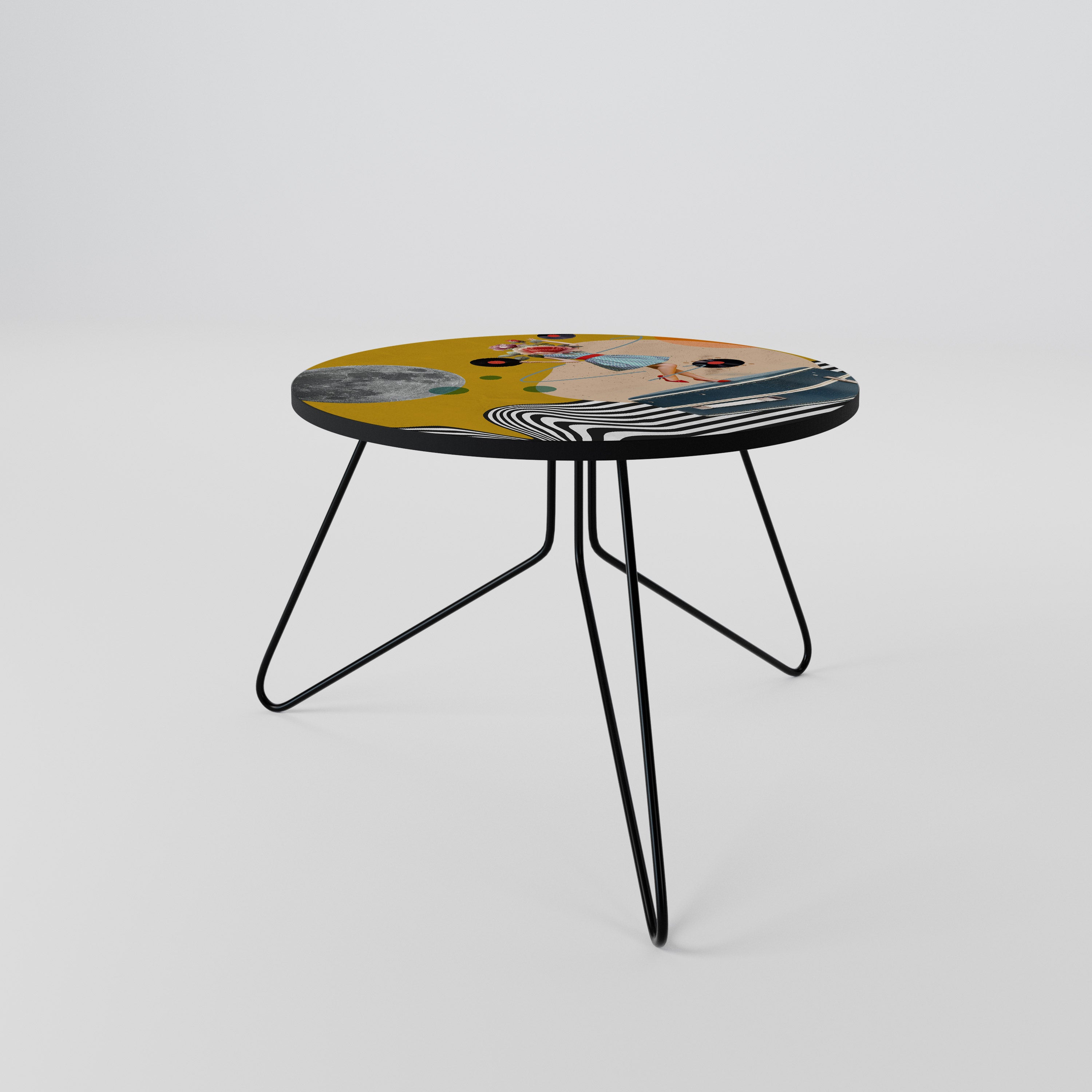 VINYL RETROSPECTION Couchtisch