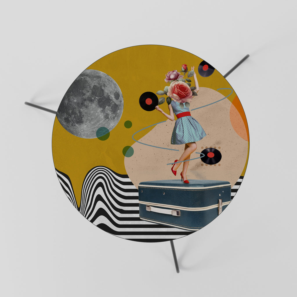 VINYL RETROSPECTION Couchtisch 60