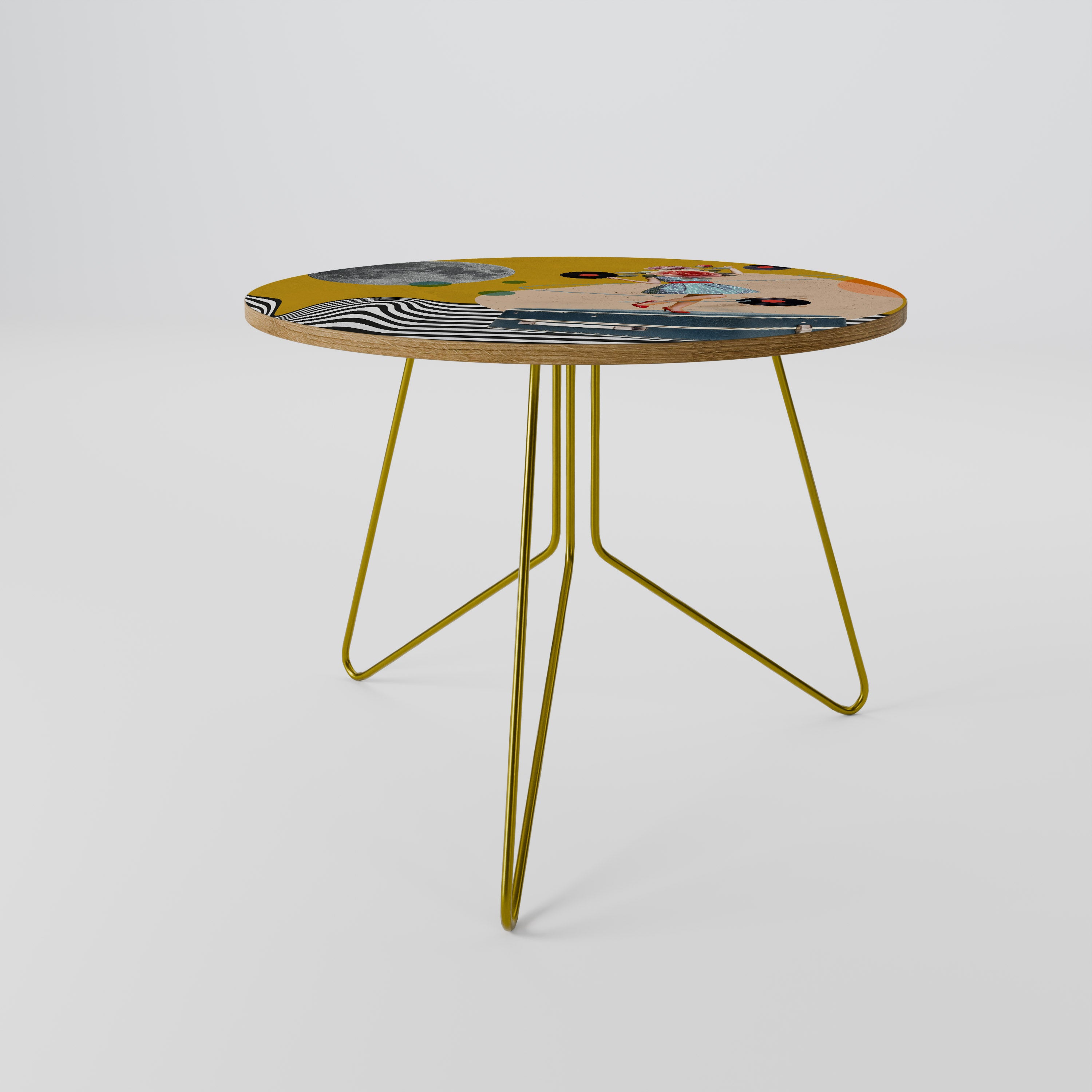VINYL RETROSPECTION Couchtisch