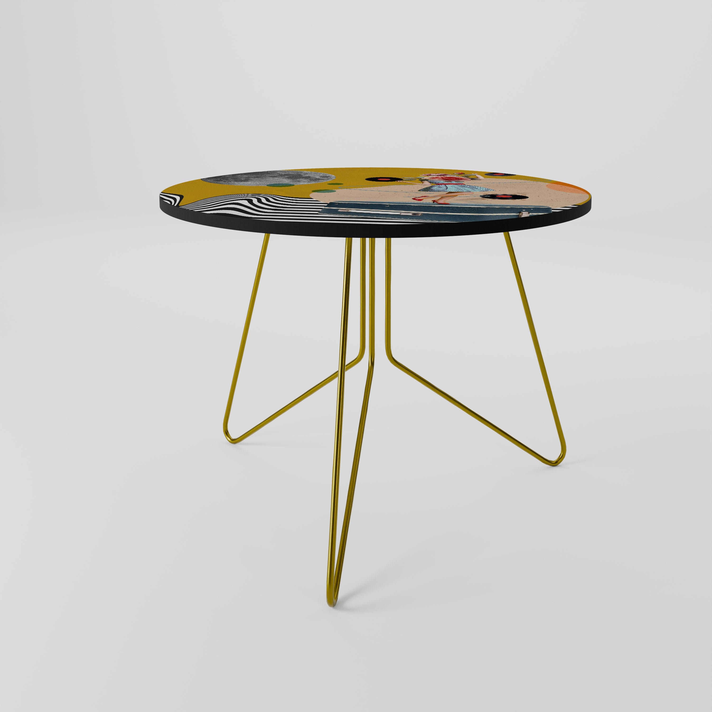 VINYL RETROSPECTION Couchtisch