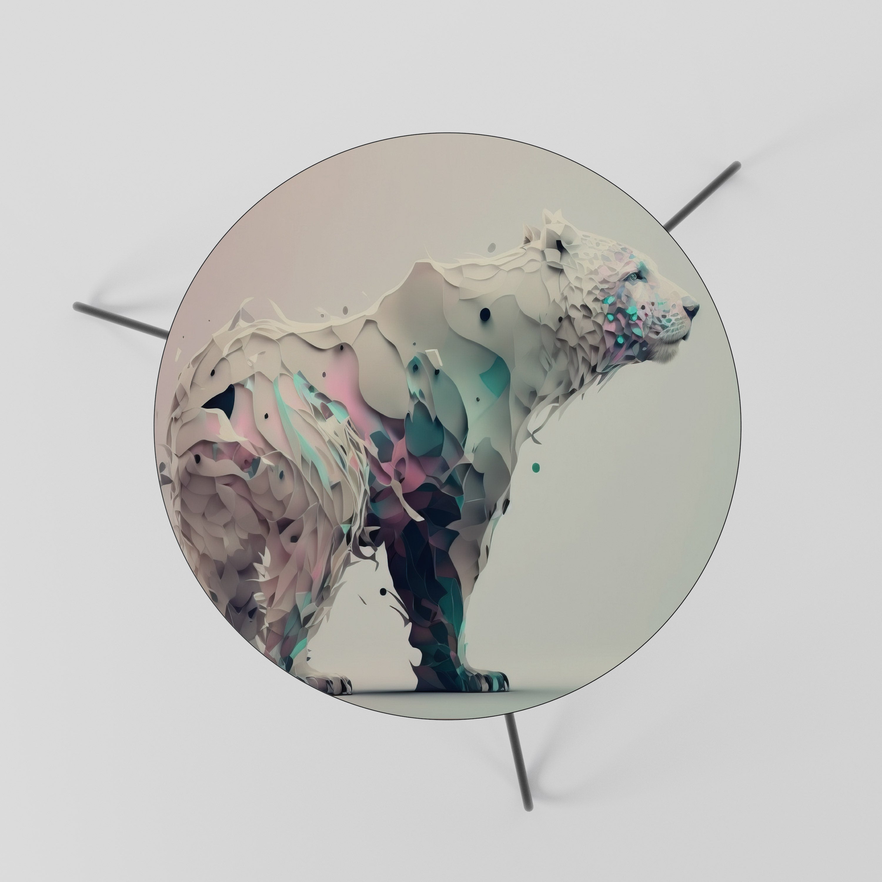 FUTURISTIC BEAR Couchtisch 60