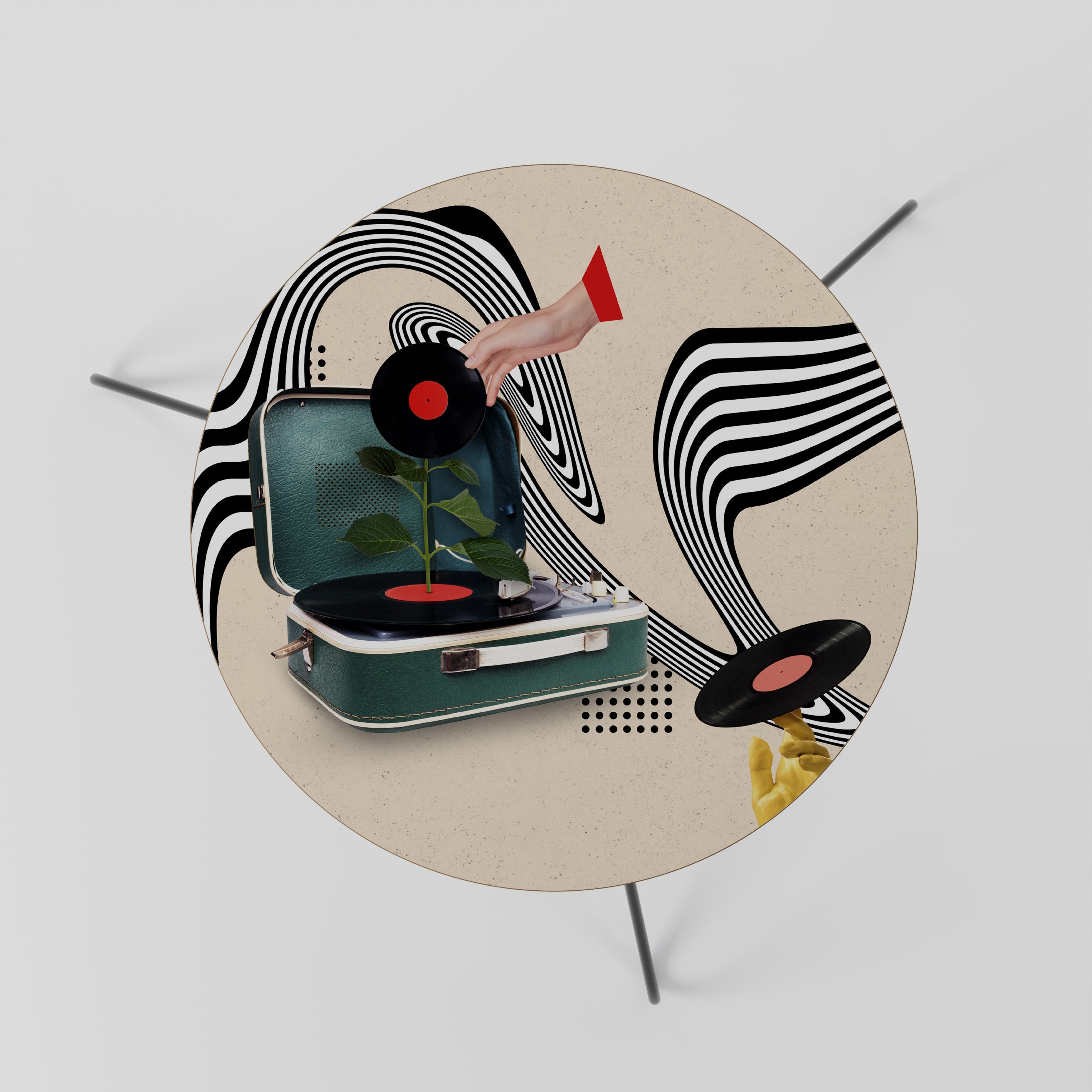 VINYL VARIATION Couchtisch 60