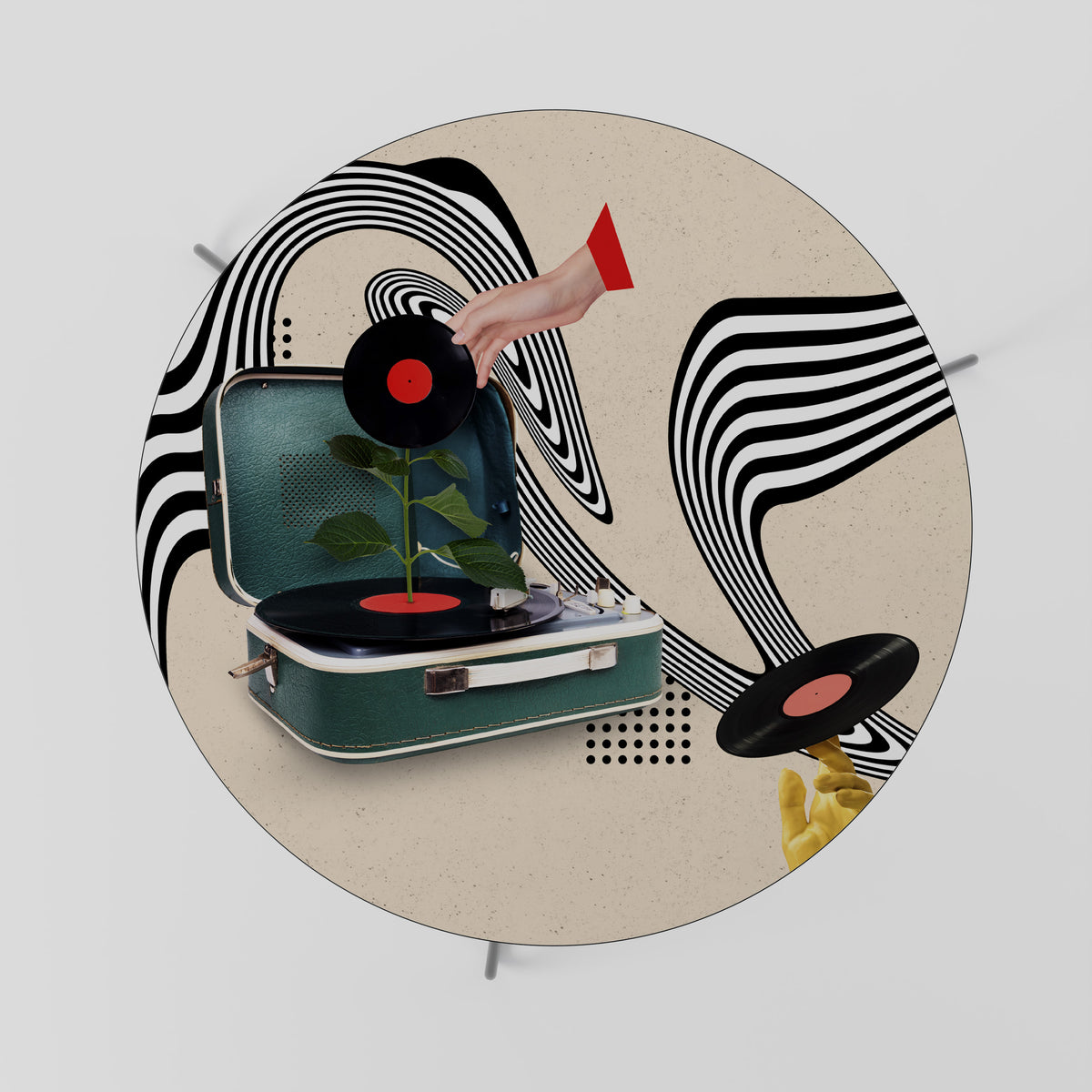VINYL VARIATION Couchtisch