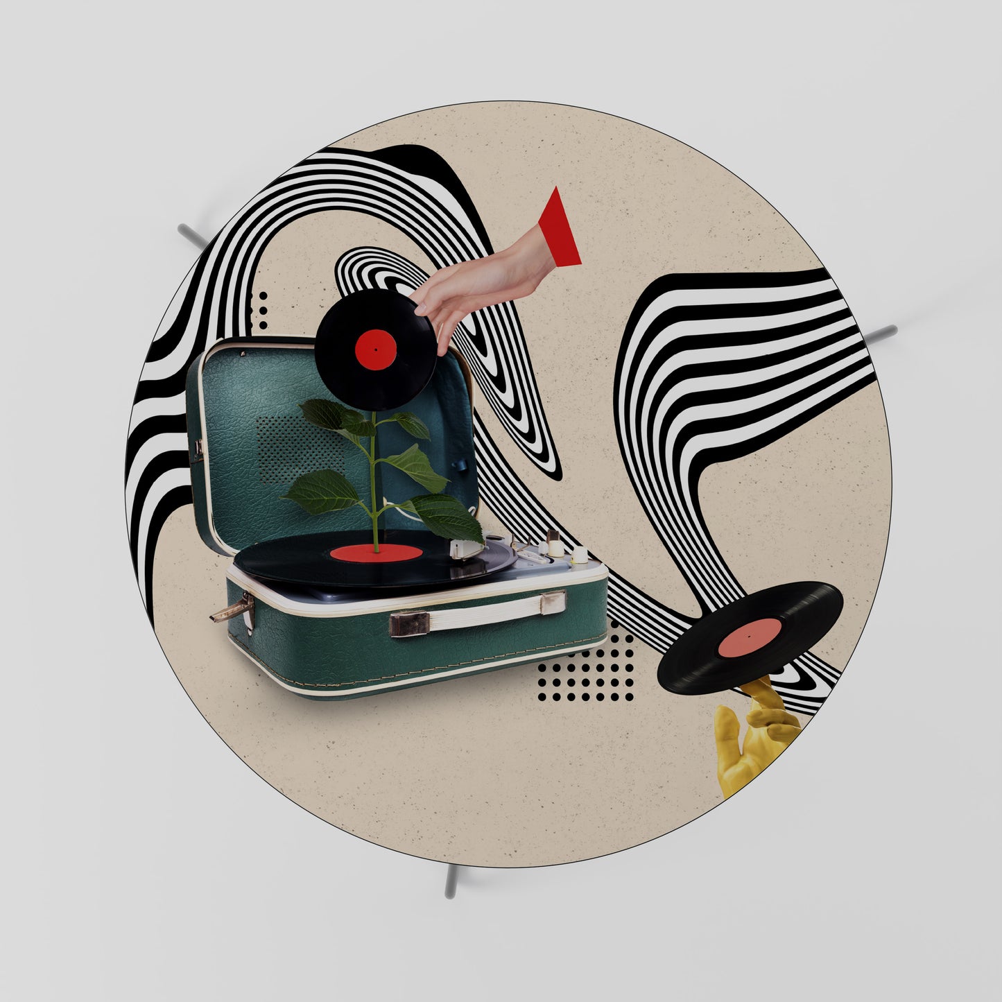 VINYL VARIATION Couchtisch